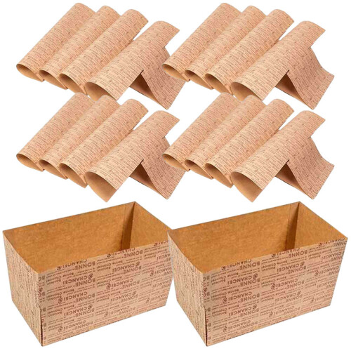 50 sheets disposable toast baking paper liners for bread wrapping 1
