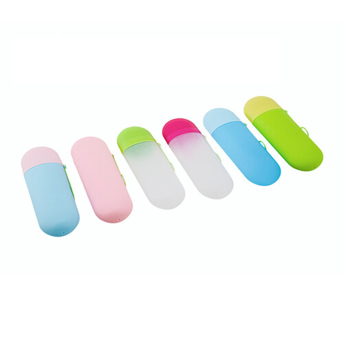 Escova De Dentes Portátil Com Estojo Para Pasta, PP (Rosa) 2