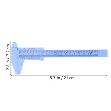 150Mm 0.5Mm Mini Caliper Metric Plastic Measuring Tool