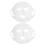 2Pcs Facial Reutilizável Silicone Com Gancho Para 3D 10