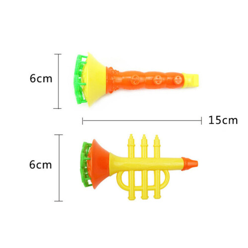 2Pcs Bubble Maker Musical Instrument Shape Fun Toy For Kids 2