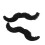 10Pcs Halloween Fake Beard Party Cosplay Props 11