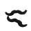 10Pcs Halloween Fake Beard Party Cosplay Props 9