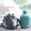 conjunto garrafa 1 l com para camping 2