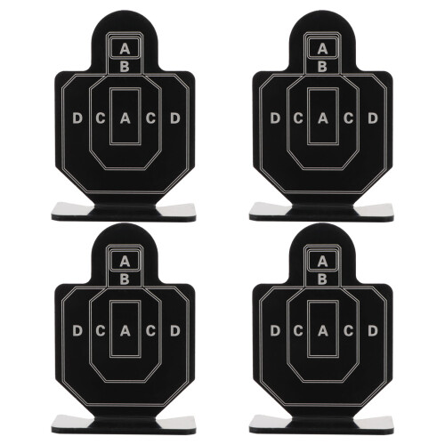 4pcs Aluminium Alloy Shooting Targets Set