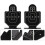4pcs Aluminium Alloy Shooting Targets Set 9