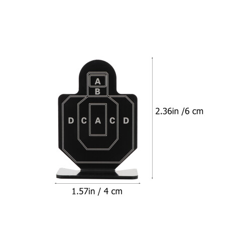 4pcs Aluminium Alloy Shooting Targets Set 1