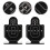 4pcs Aluminium Alloy Shooting Targets Set 11