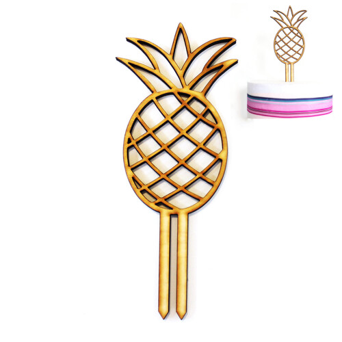 Decoração De De Abacaxi De Para Cupcake 1