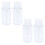 4 Sub Flaschen 300 Ml Transparent Langlebig 1