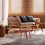 1Tabouret En Bois Caoutchouc Maison Portable 5