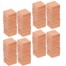 40Pcs Miniature Square Bricks Faux Model Diy Micro Landscaping Decors