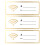 3Pcs Wifi Sign Table Acrylic Password Accessory 8X20Cm 3
