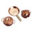 1Set Gouden Mini Keuken Kettle Soeppan Drie-Delige Set Decor 1