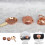 1Set Gouden Mini Keuken Kettle Soeppan Drie-Delige Set Decor 6
