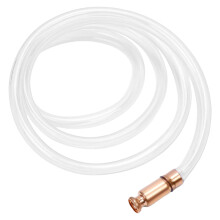 Transparent 1/2 Siphon Pump Hose Copper PVC Fuel Transfer for Gas