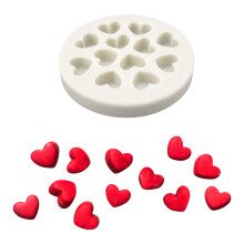 Silicone Heart Shaped Molds for Fondant-12 Lian Little Love