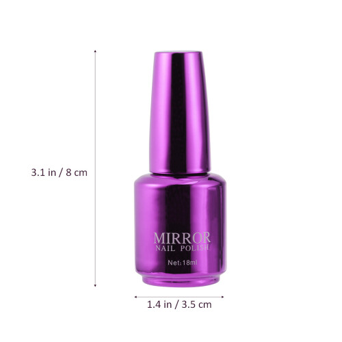 Esmalte Espelhado Metálica Para Unhas Gel (7# ) 1