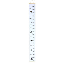 Durable Bamboo Height Ruler Growth Chart for Kids Transparent