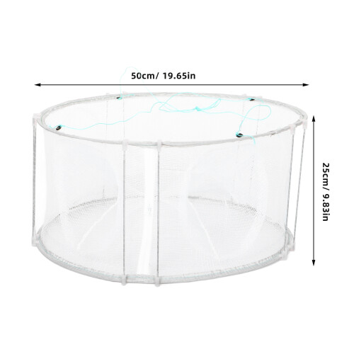Foldable Fishing Net Round Bait Boat 1set 1