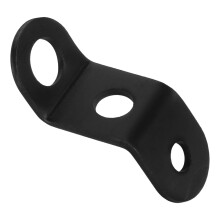Worgeous Black Metal Oil Cup Holder 1pack 2x0.8x0.04in