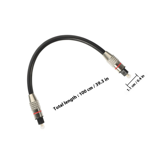 Audio Optische Kabel Televisie Cd Pmmc Glasvezel 1