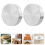 2Pcs Assorted Color Turntable Base Bearing Ideal for Dining Table Use 4