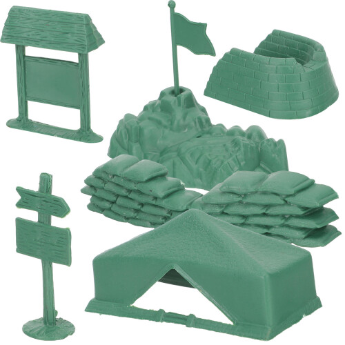 3 Sets Military Pack Building Blocks Model Kits