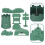 3 Sets Military Pack Building Blocks Model Kits 4