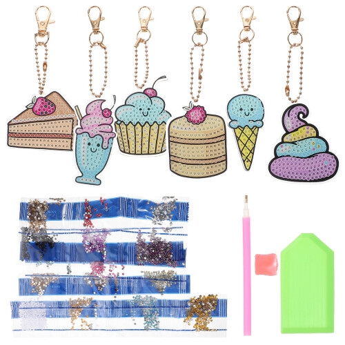 conjunto chaveiro havaiano com para decoração e enfeite 1