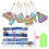 conjunto chaveiro havaiano com para decoração e enfeite 4