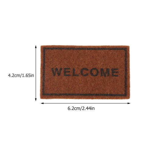 2Pcs Tapetes De Boas- Para De Bonecas Mini 1