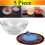 5Pc Glass Food Storage Bowls Microwave Freezer Set 3