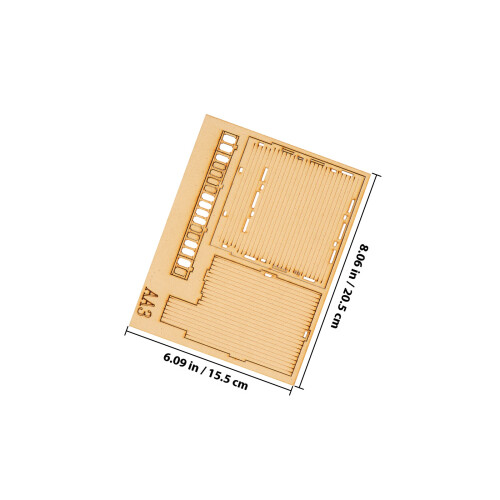 Wooden Puzzle 3D Southeast Asian Two- DIY Kit 1