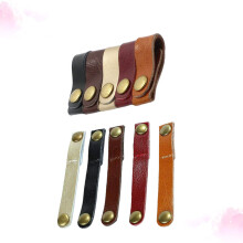 10Stück Datenkabel Halter Ledergürtel Organizer Kabelclip