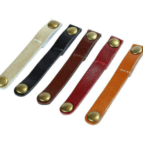 10Stück Datenkabel Halter Ledergürtel Organizer Kabelclip 1