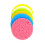 15 Unidades Esponja Redonda Multicolorida Para Louça 75X10Mm 10