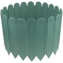 Garden Fence Border Fence Plastic Green 1set