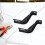 2 Pcs Adjustable Training Wheels Bracket Cruiser Bike Accessories 6