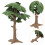 2Pcs Mini Tree Models For Sand Table Landscape And Train Scenery 7
