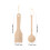 2 Pcs Colher Simulada Crianças Imitação Cozinha Brinquedo 2