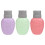 3Pcs Nail Polish Remover Bottles Empty Liquid Dispenser 3