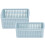 2Pcs Miniatura De Cesta Armazenamento 5