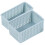 2Pcs Miniatura De Cesta Armazenamento 6