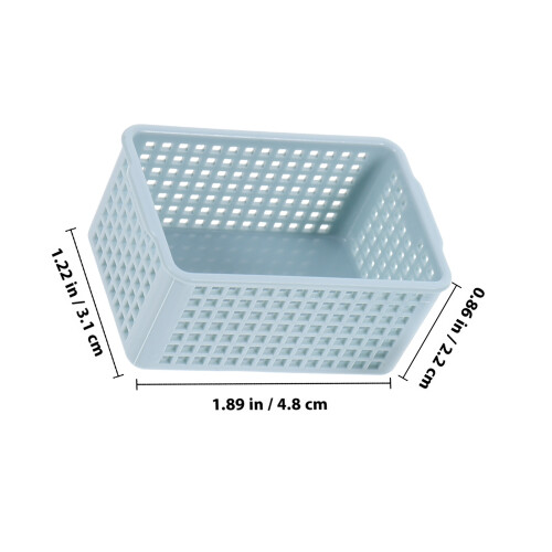 2Pcs Miniatura De Cesta Armazenamento 1