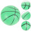 Mini Basketball Green Plastic 1pcs 11