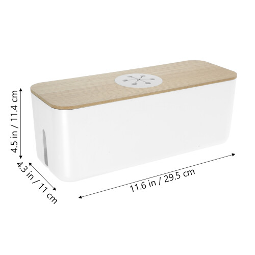 Cable Box Office Kabelmanagementbox Mit Steckdose 1