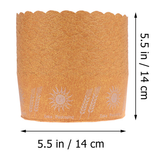 90 Unidades 6 Polegadas Forminhas Kraft Para Cupcake Bolo 1