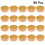90 Unidades 6 Polegadas Forminhas Kraft Para Cupcake Bolo 9