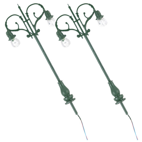 2Pcs De Luminárias De Rua Para Maquete De Construção 2
